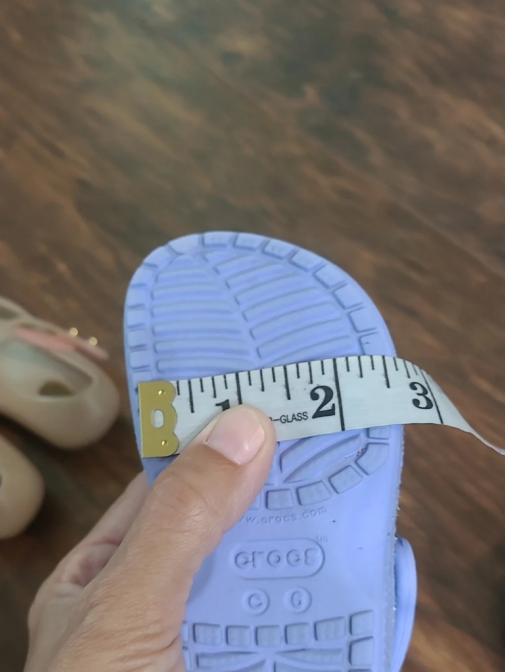 CROCS sparkling light